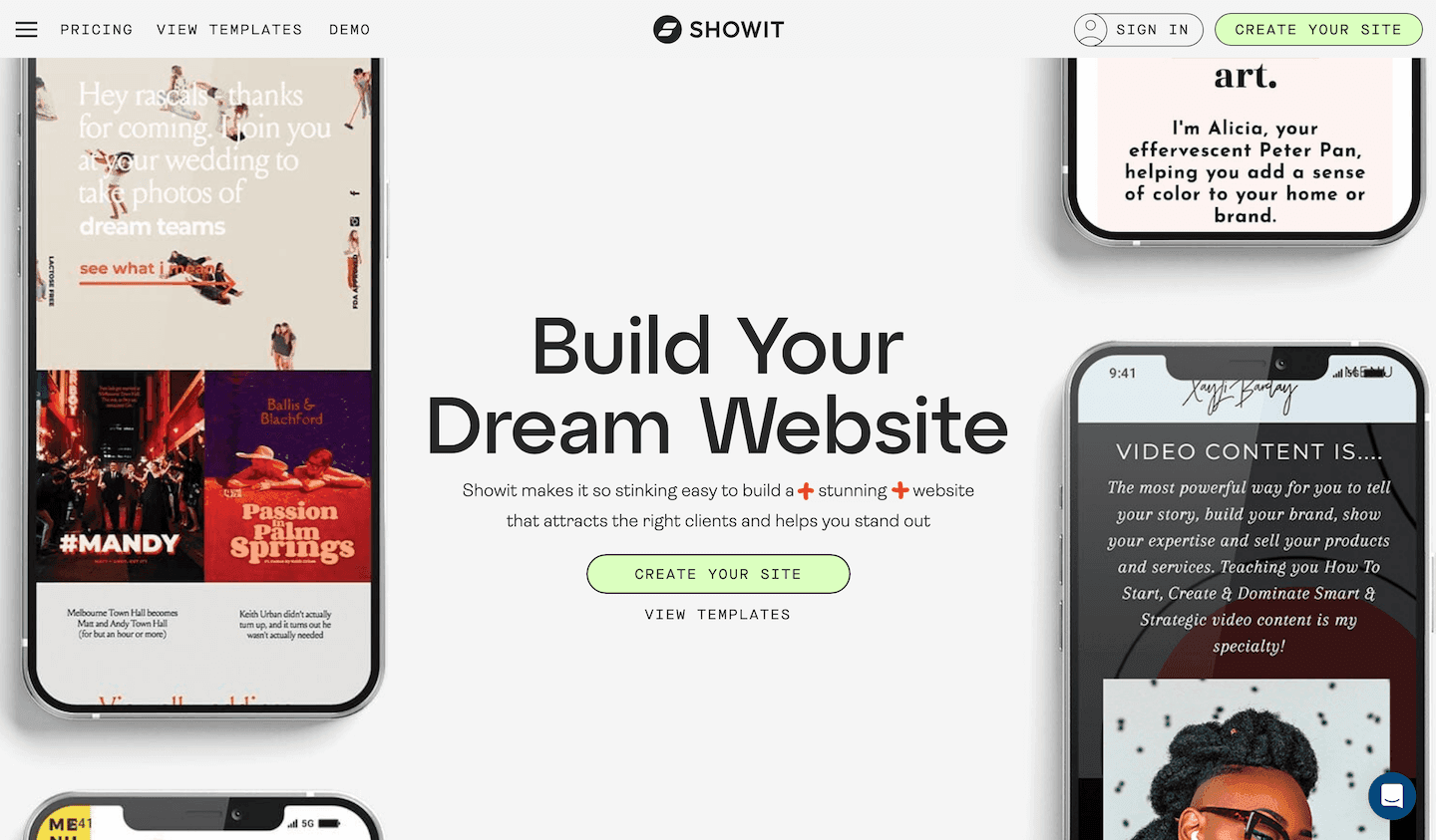 showit website