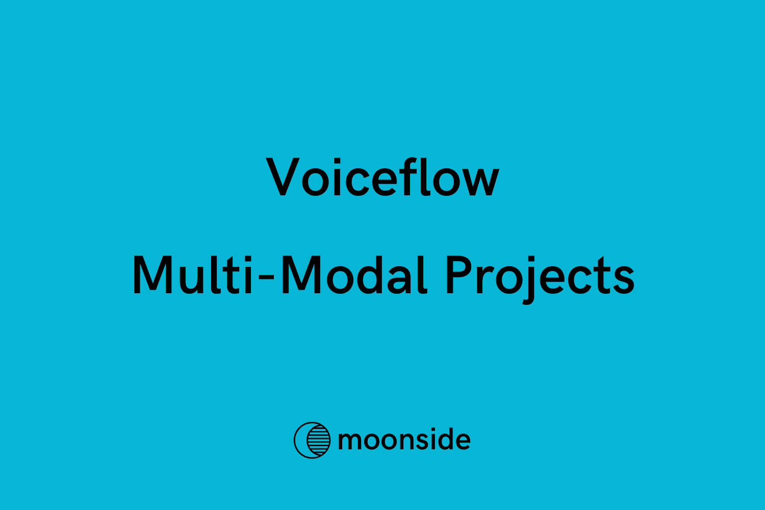 voiceflow multi modal projects