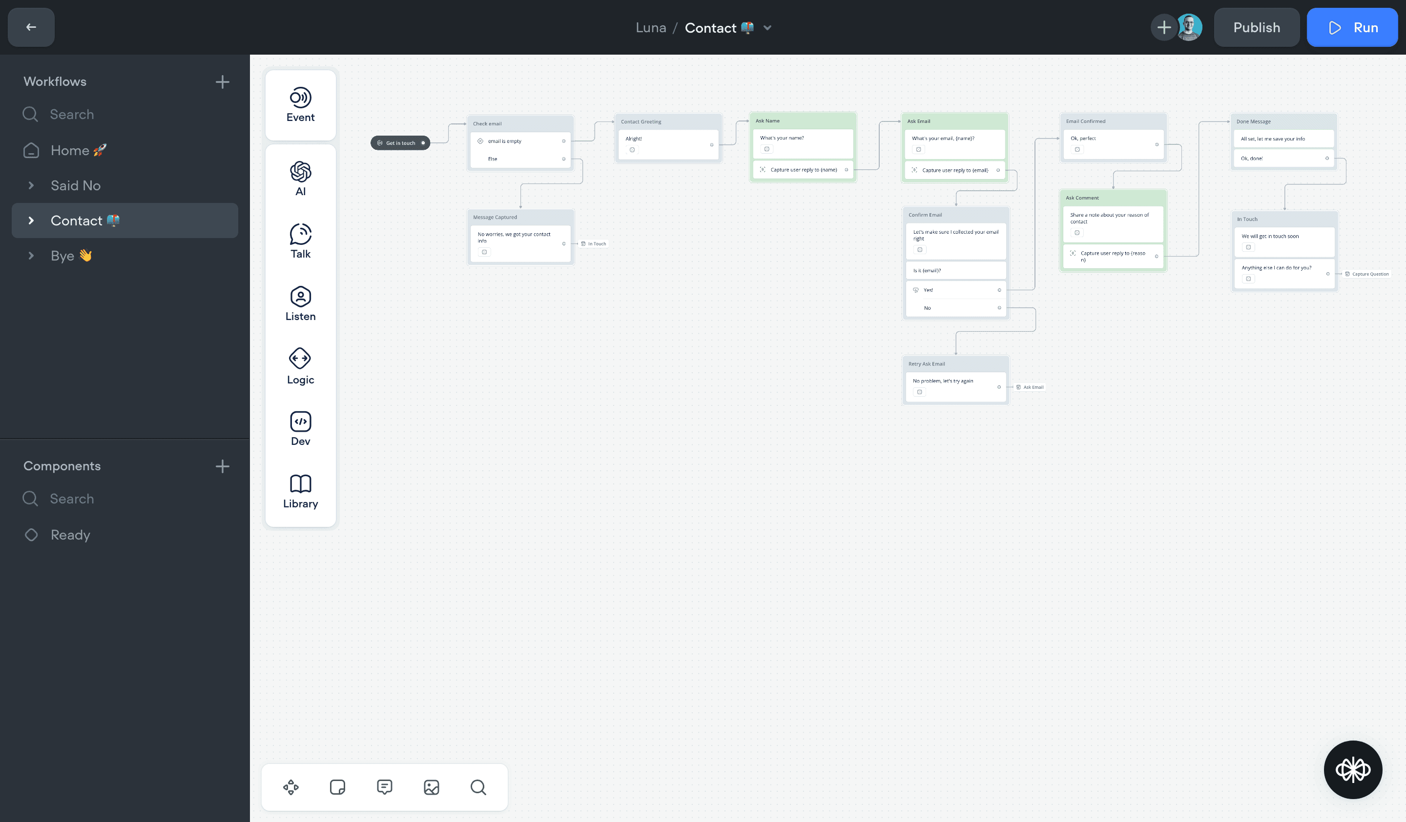 voiceflow released workflows